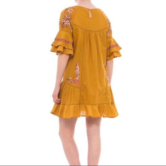 Free People Pavlo Mini Dress Embroidered - Picture 2 of 6